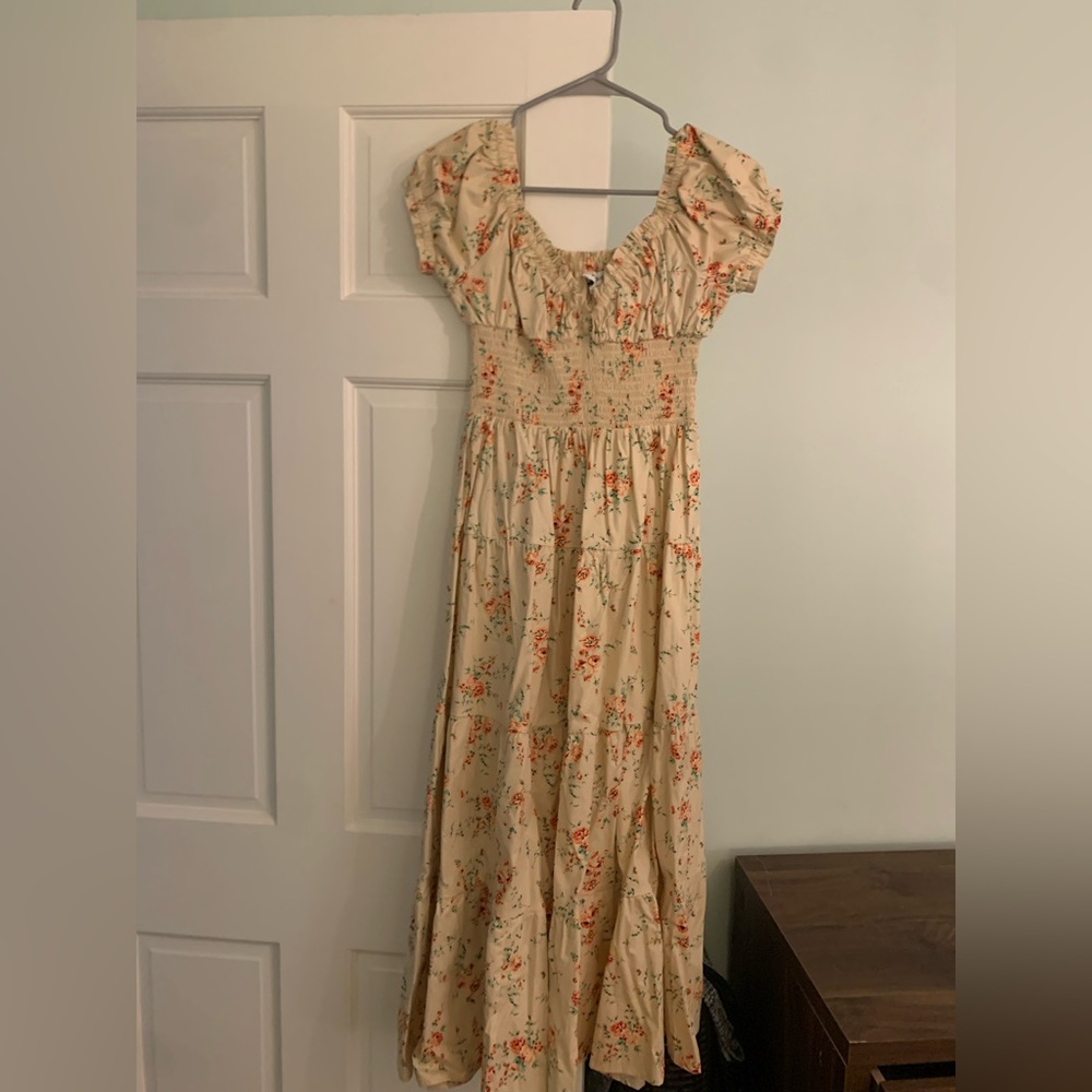 We wore what floral dress